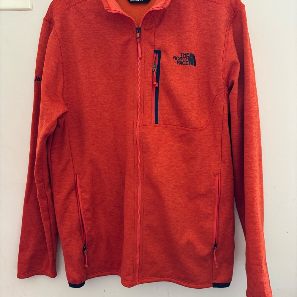 The North Face Orange Full-Zip Jacket